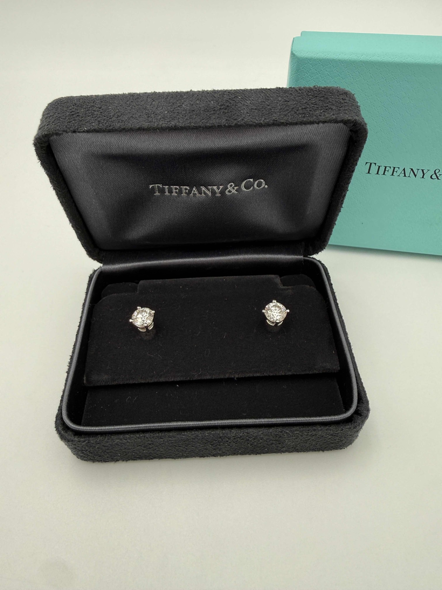Tiffany & Co. earrings with diamonds