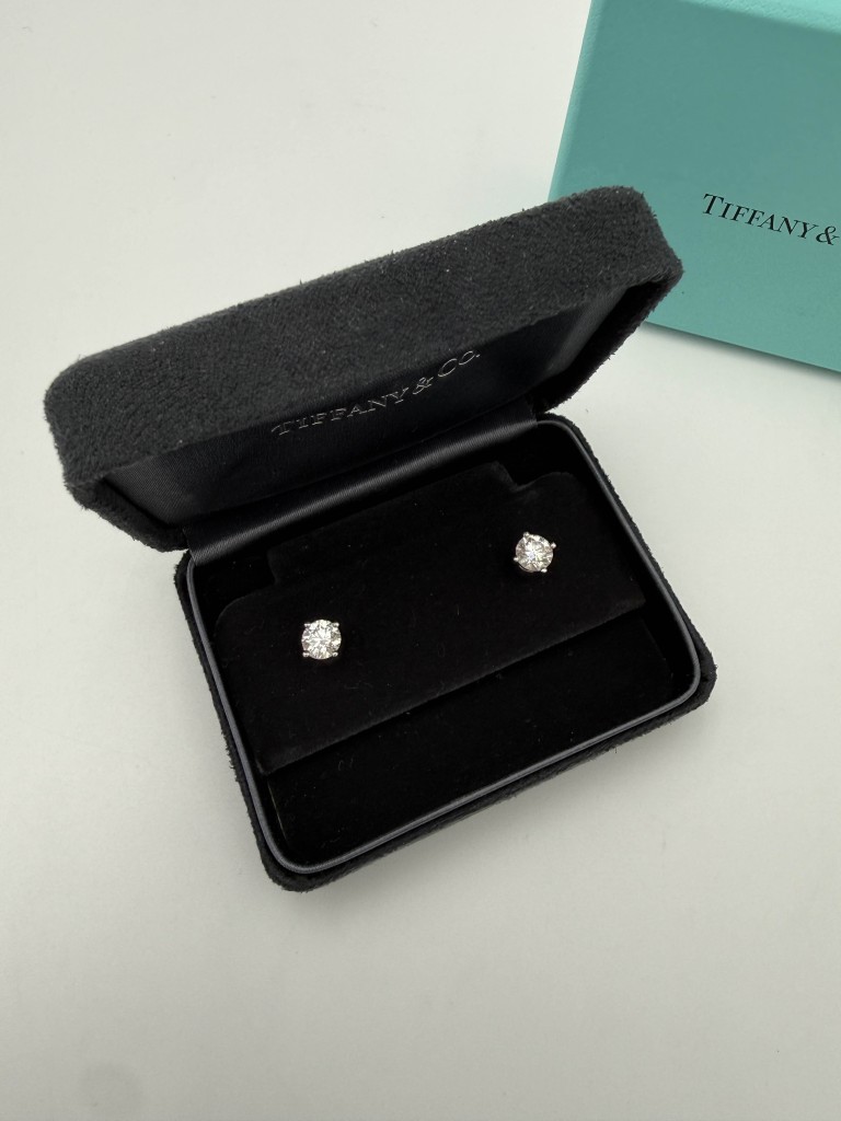 Tiffany & Co. earrings with diamonds
