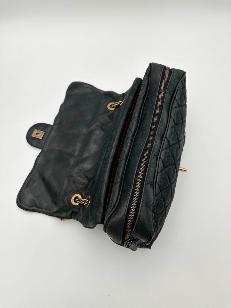 Chanel Shiva Flap Bag Quilted Iridescent Calfskin