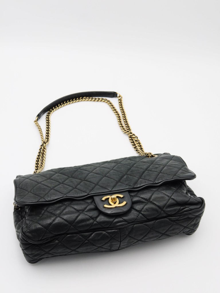 Chanel Shiva Flap Bag Quilted Iridescent Calfskin