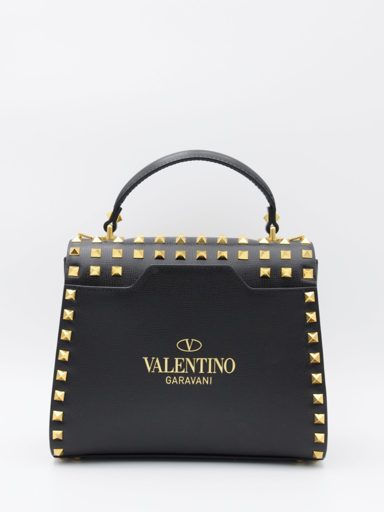 Valentino Rockstud Alcove Top Handle Bag