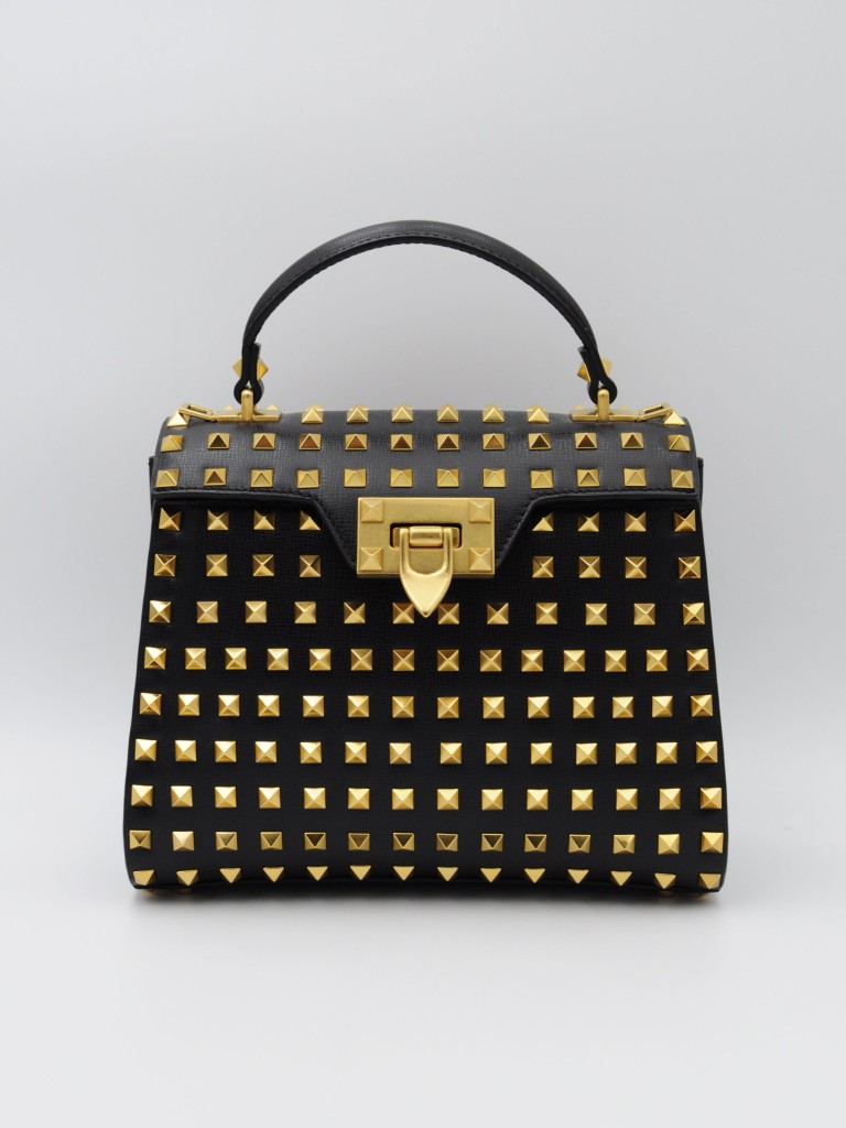 Valentino Rockstud Alcove Top Handle torebka