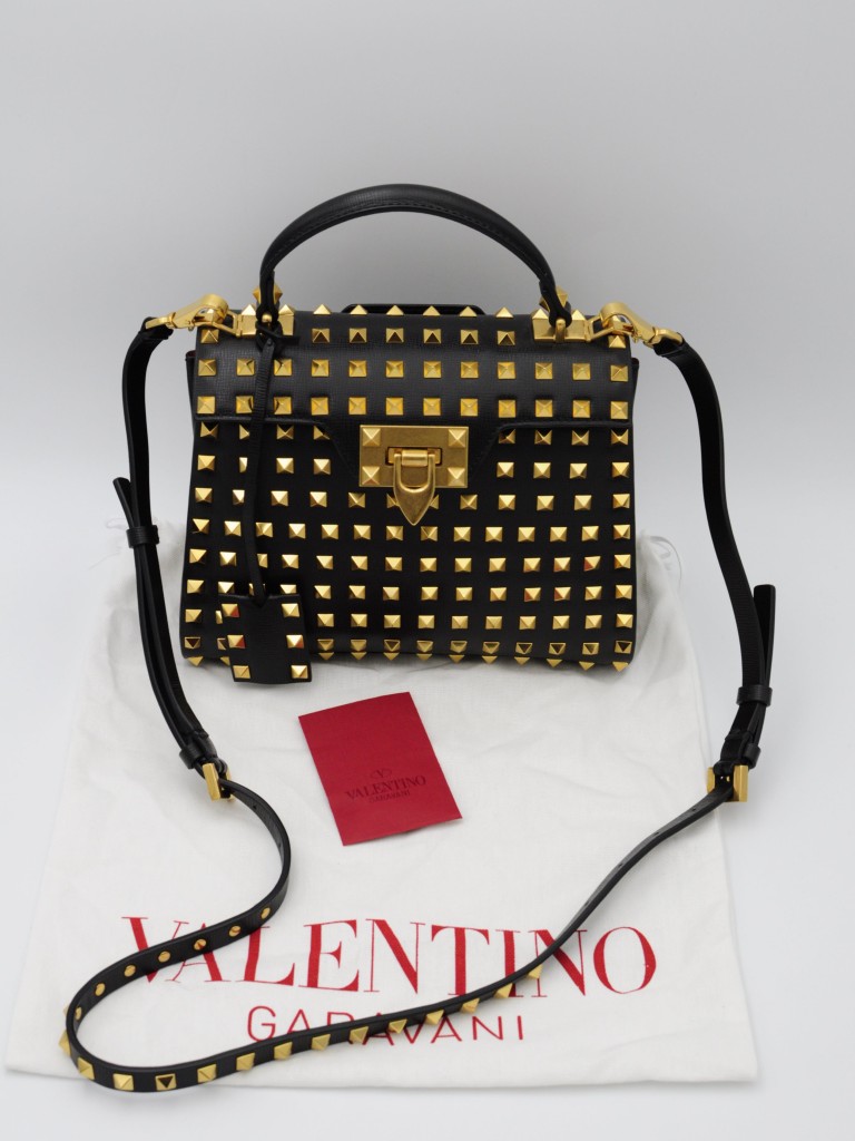 Valentino Rockstud Alcove Top Handle torebka