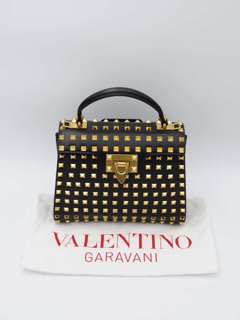 Valentino Rockstud Alcove Top Handle torebka