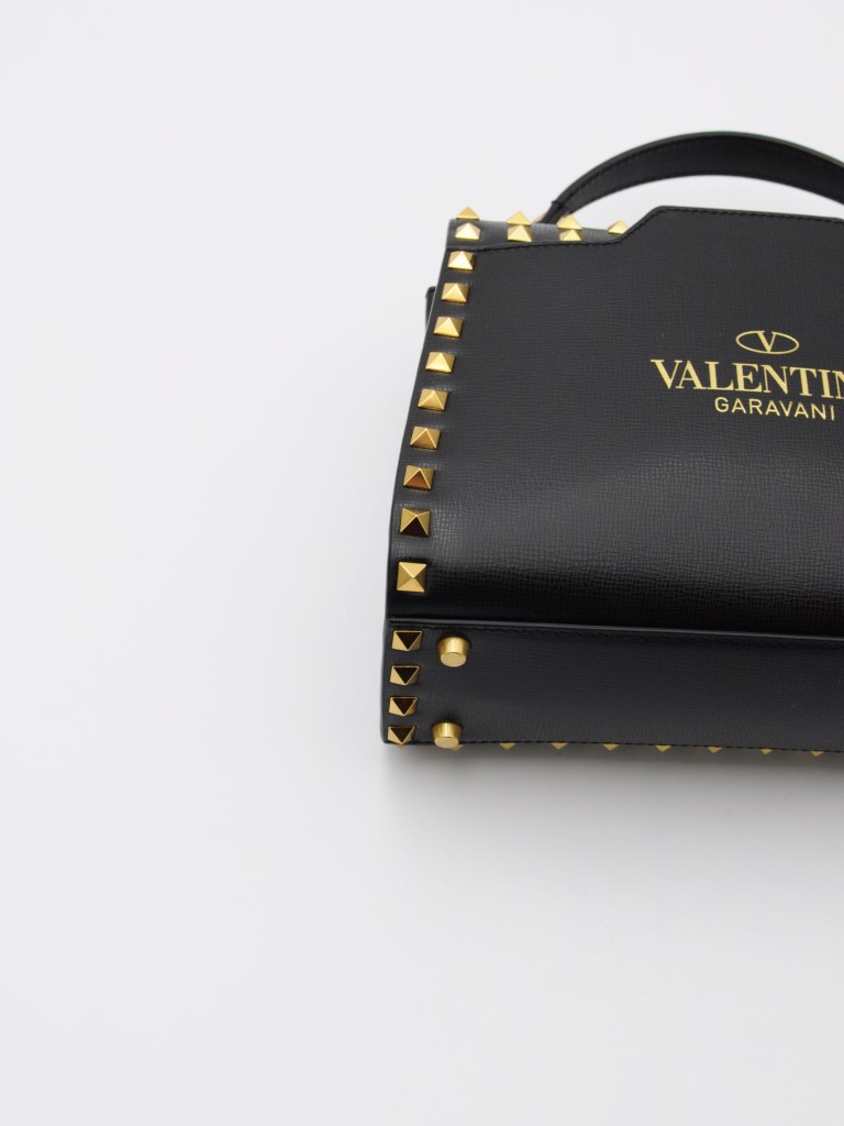 Valentino Rockstud Alcove Top Handle Bag