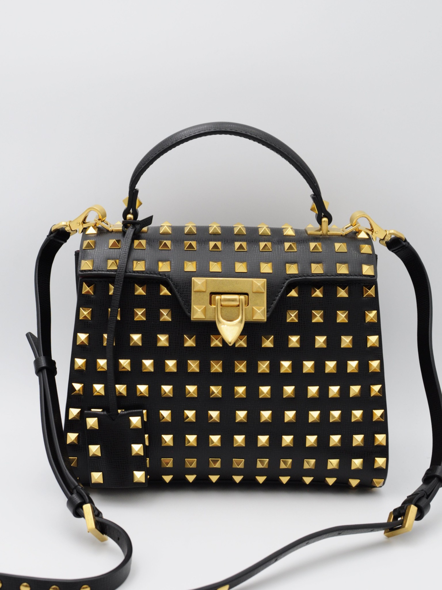 Valentino Rockstud Alcove Top Handle torebka