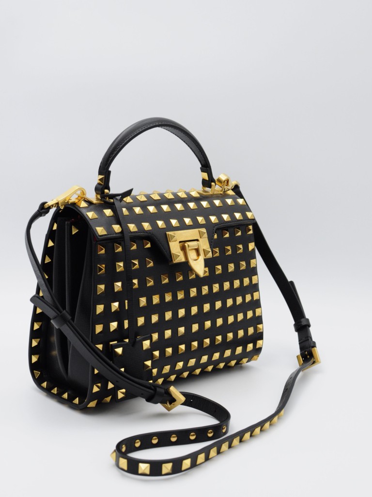 Valentino Rockstud Alcove Top Handle torebka