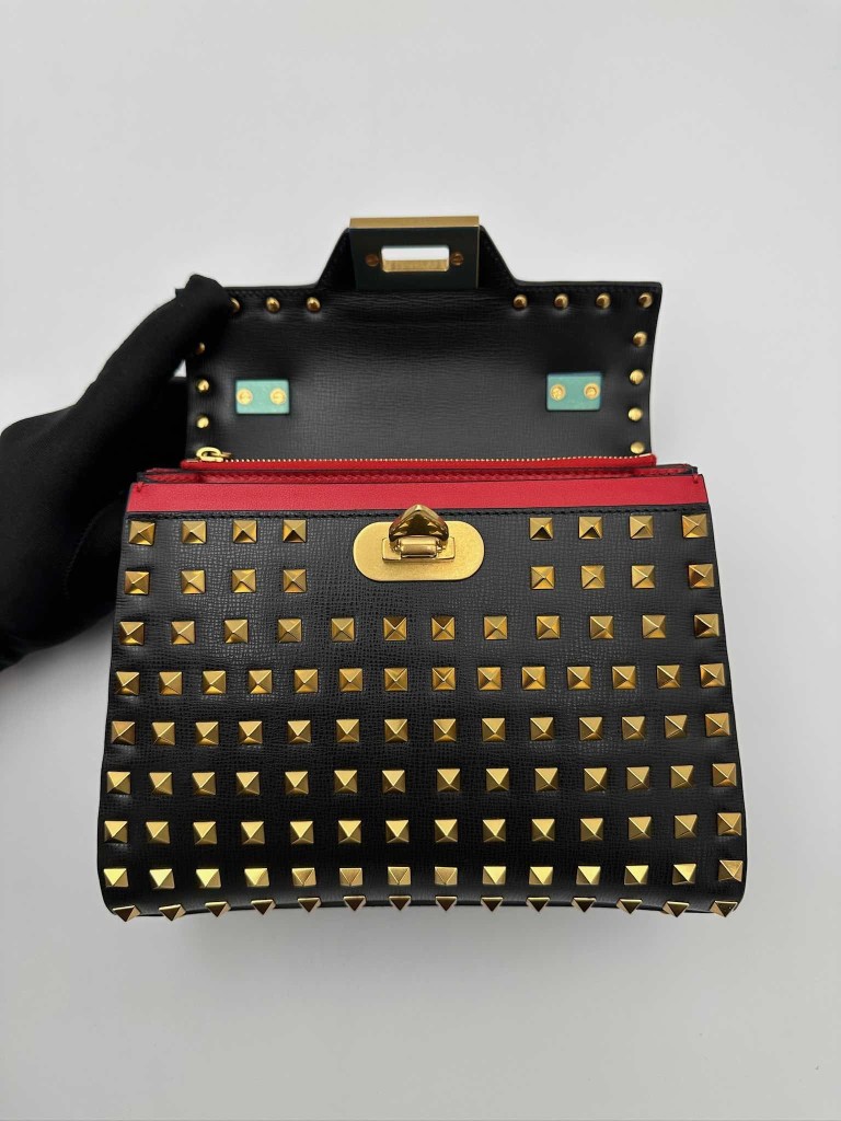 Valentino Rockstud Alcove Top Handle torebka