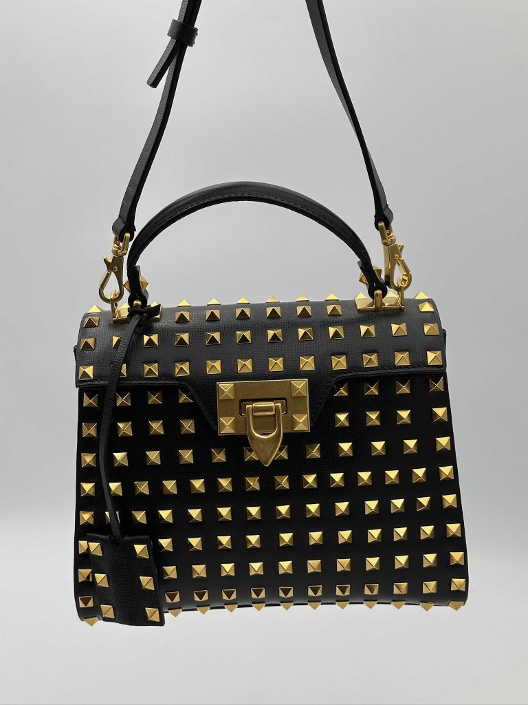 Valentino Rockstud Alcove Top Handle torebka