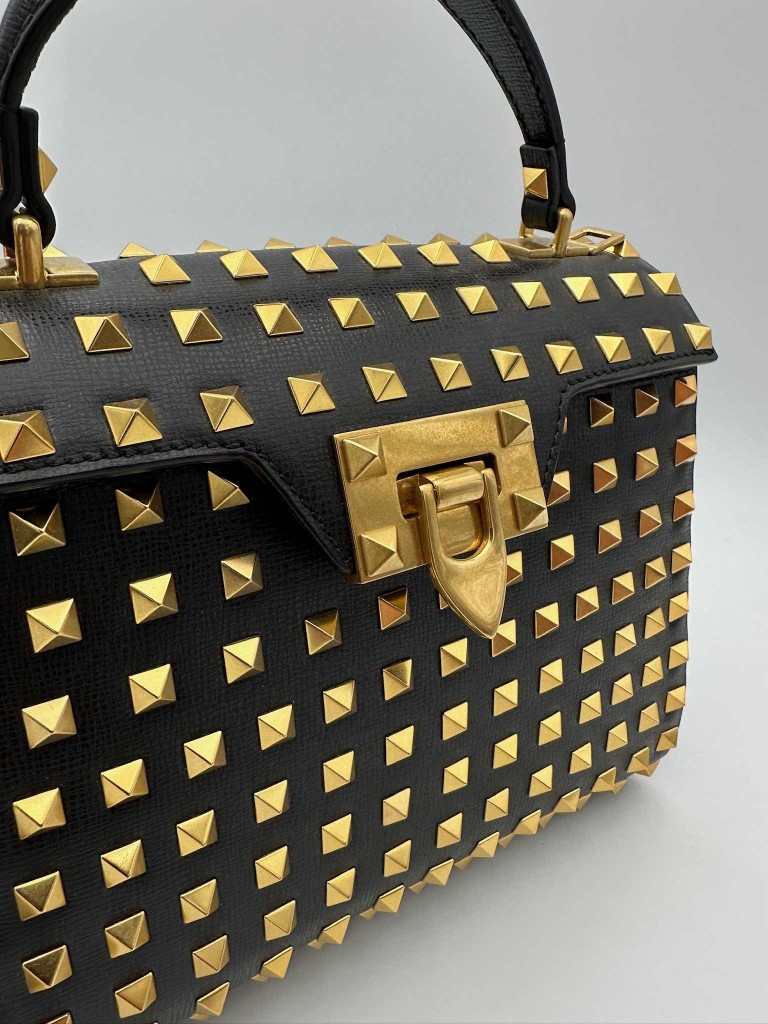 Valentino Rockstud Alcove Top Handle torebka