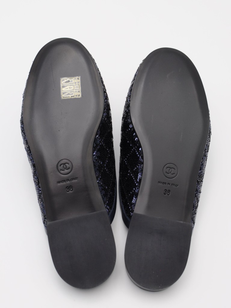 Chanel CC Logo Mules