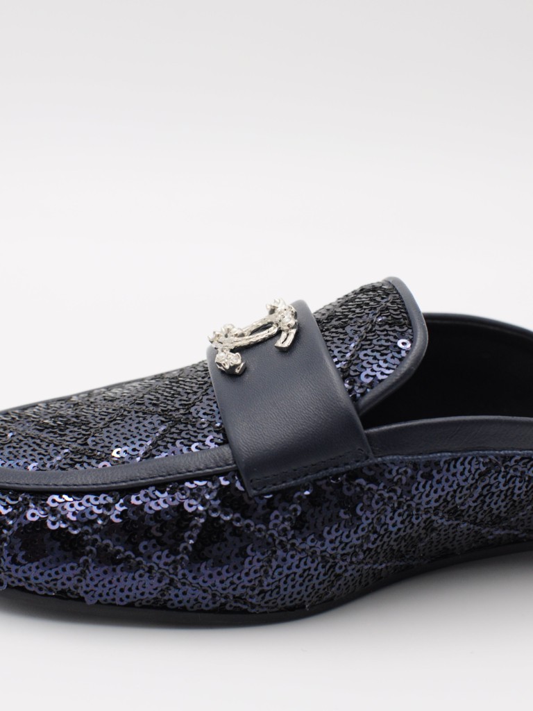 Chanel CC Logo Mules
