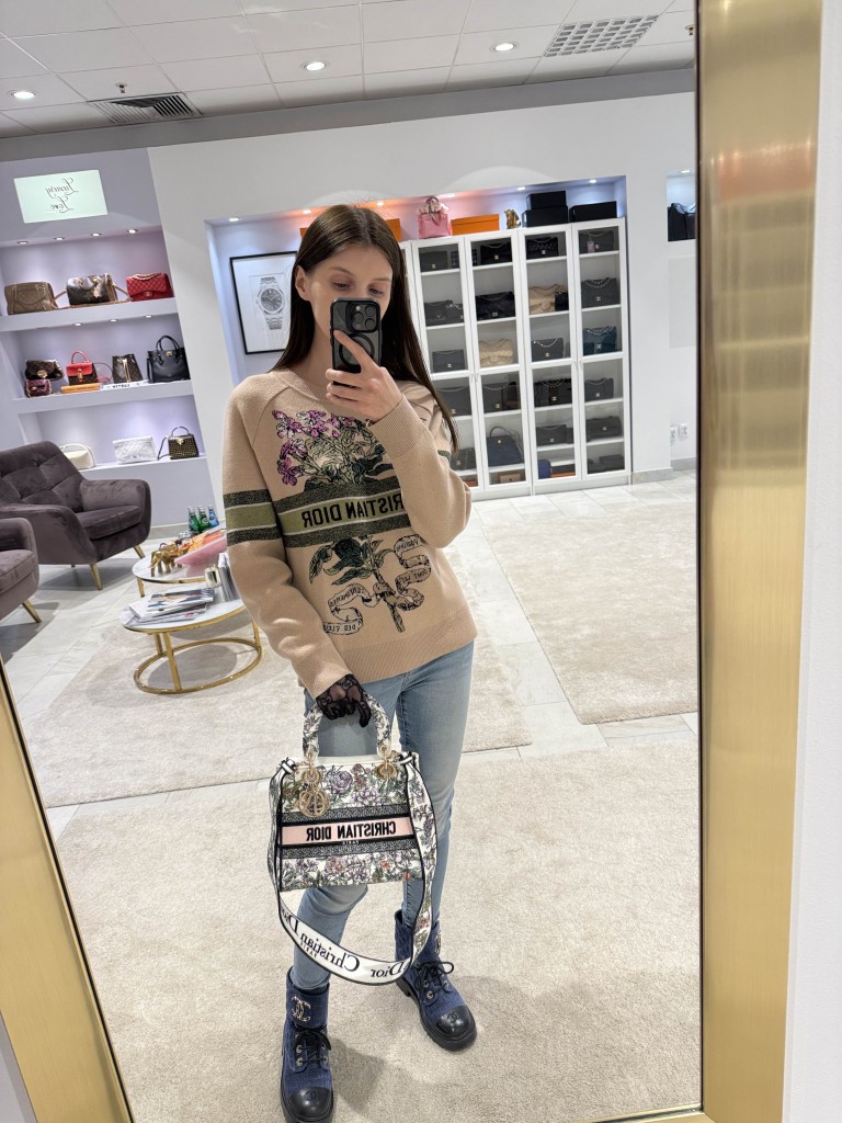 Dior Lady D-lite Medium torebka