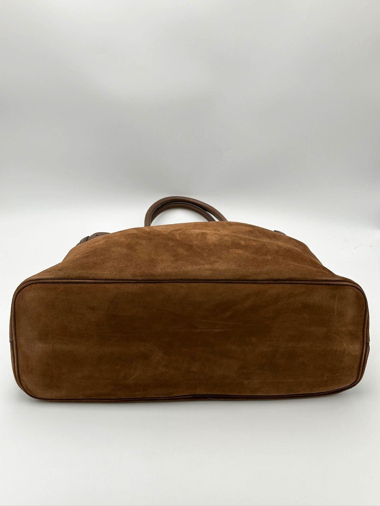 Prada Suede Buckle Large torebka