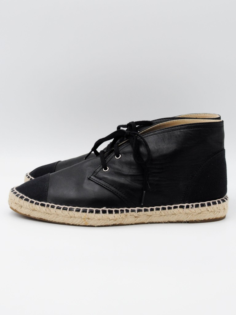 Chanel Espadrilles High Top Sneakers
