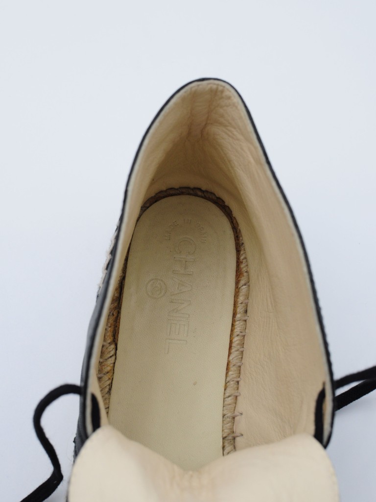 Chanel Espadrilles High Top Sneakers