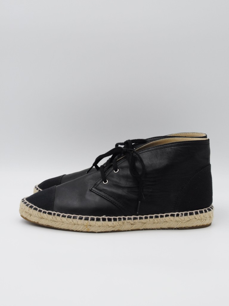 Chanel Espadrilles High Top Sneakers