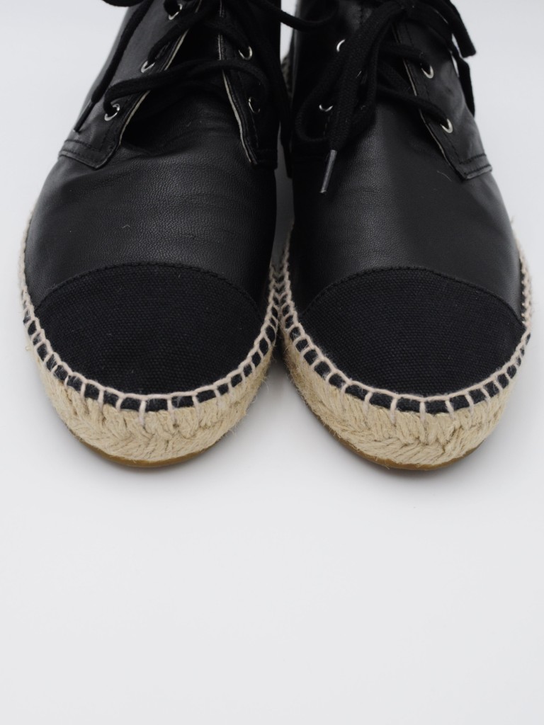 Chanel Espadrilles High Top Sneakers