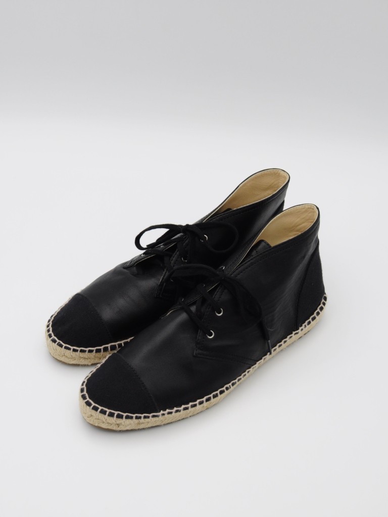 Chanel Espadrilles High Top Sneakers