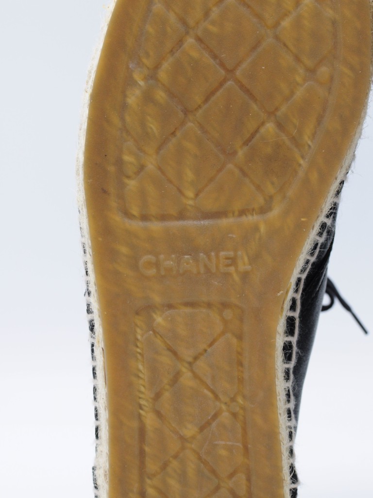 Chanel Espadrilles High Top Sneakers