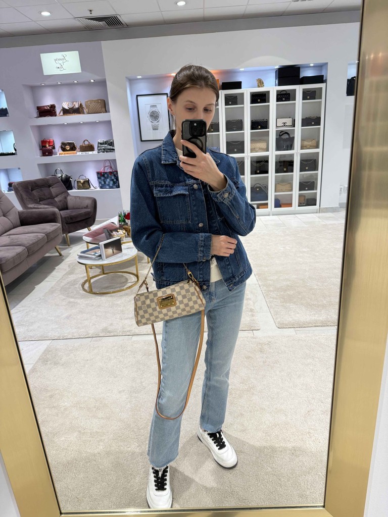 Louis Vuitton Eva Damier Azur torebka