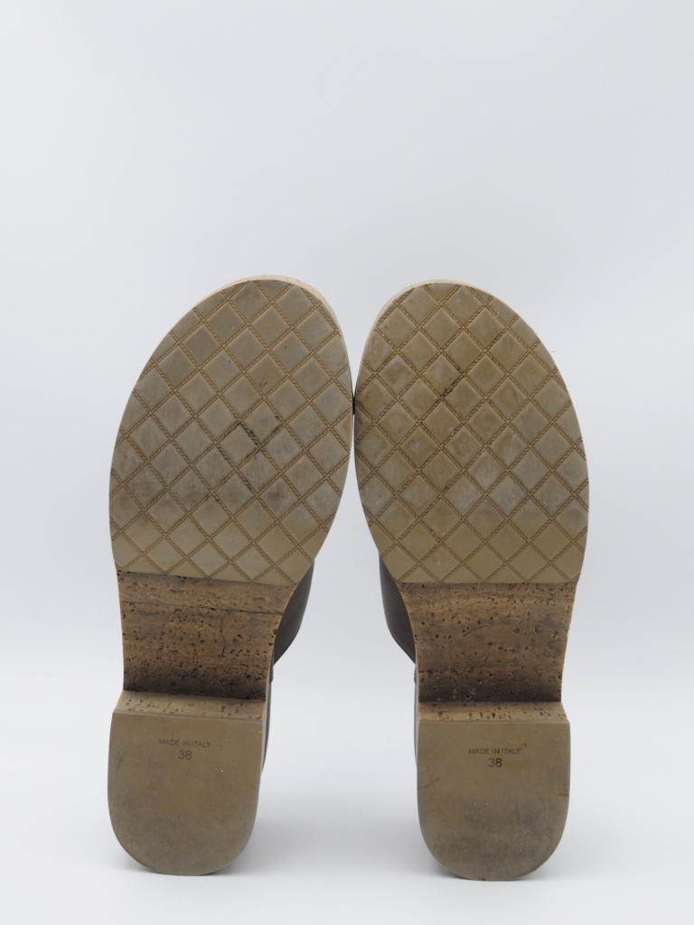 Chanel platform mules
