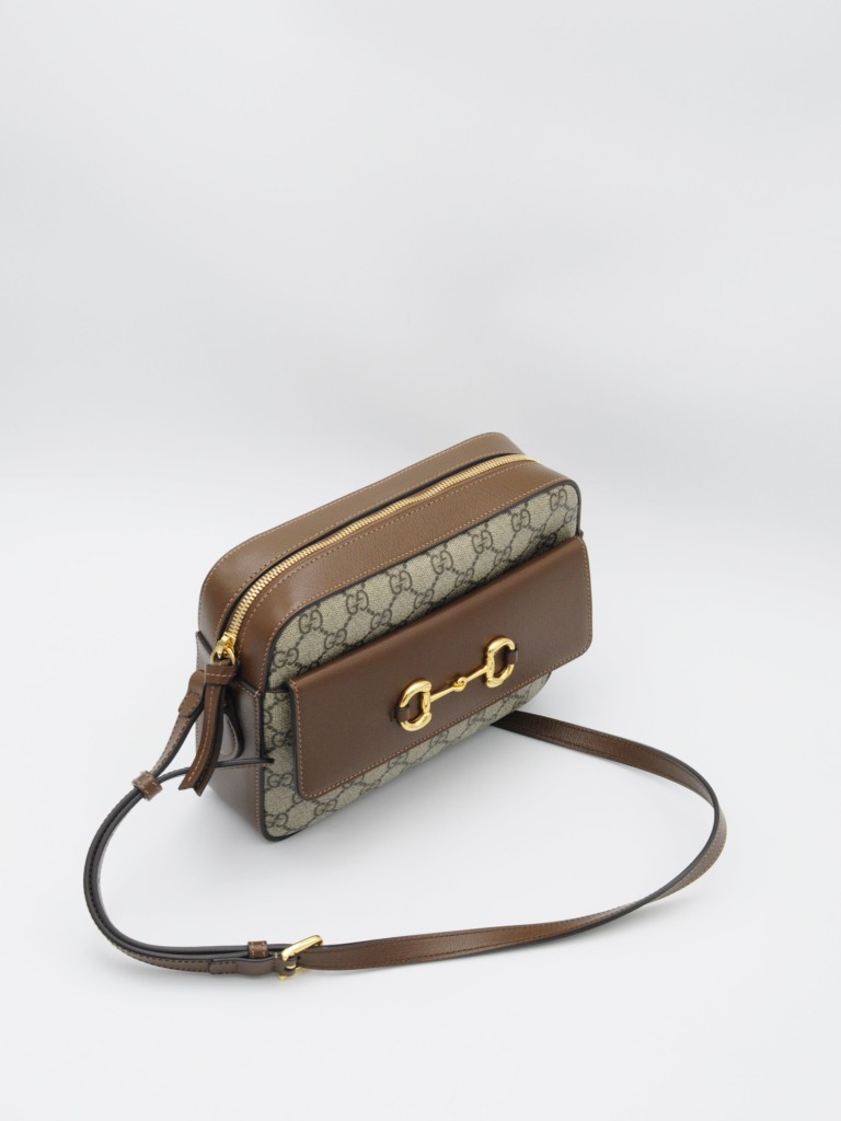 Gucci GG Supreme Horsebit 1955 Small Camera bag