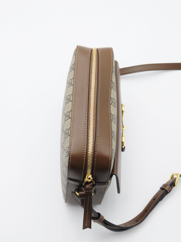 Gucci GG Supreme Horsebit 1955 Small Camera torebka