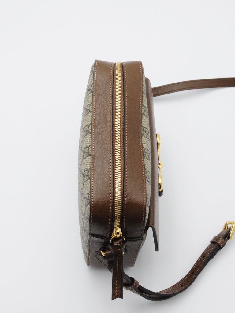 Gucci GG Supreme Horsebit 1955 Small Camera bag