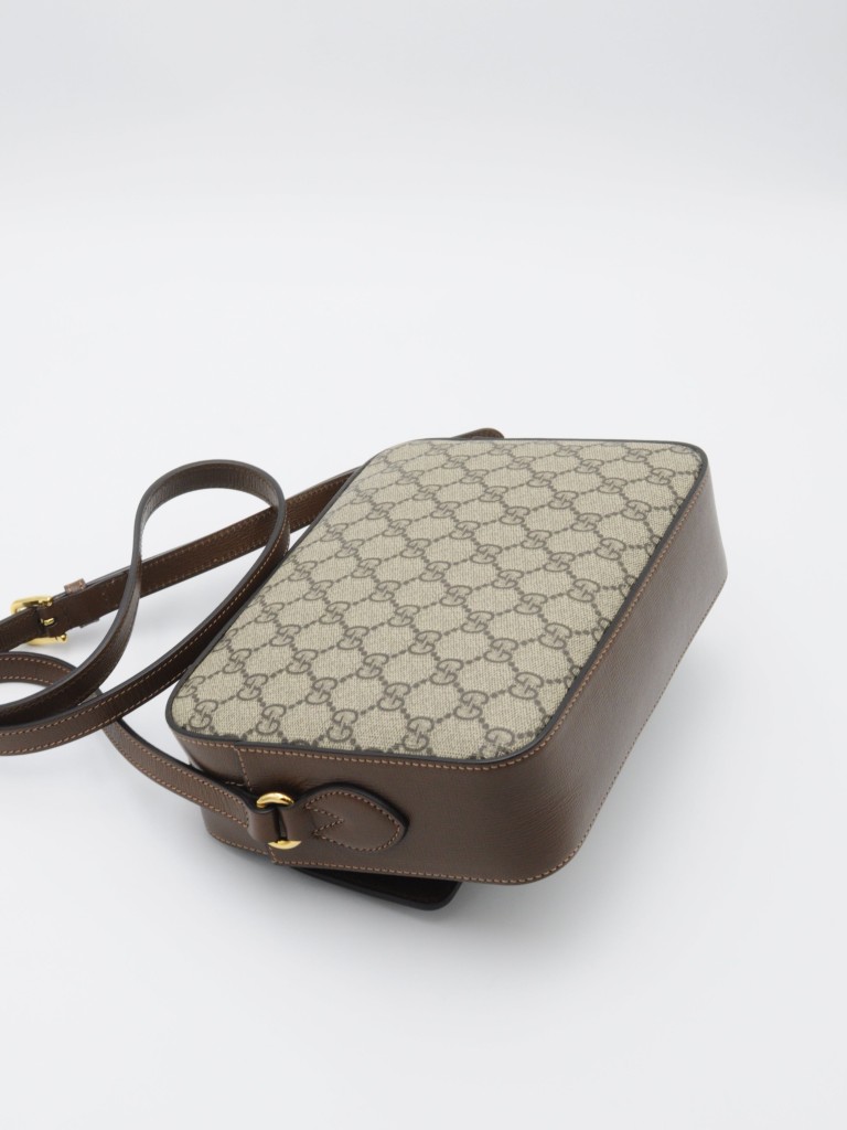 Gucci GG Supreme Horsebit 1955 Small Camera torebka