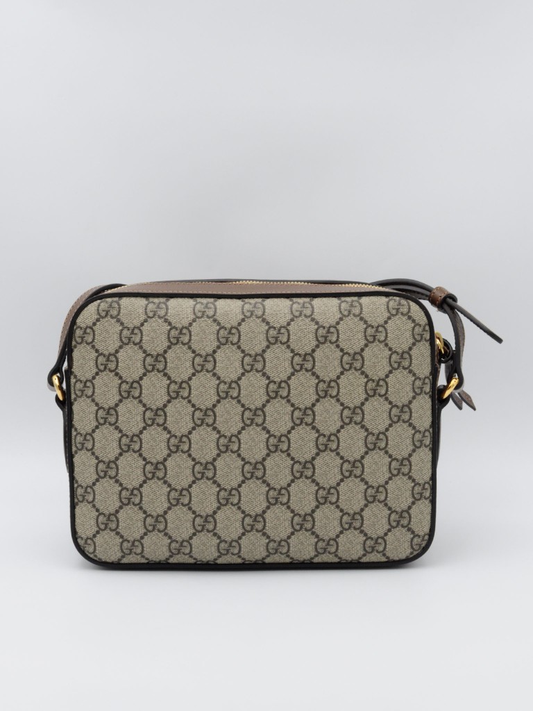 Gucci GG Supreme Horsebit 1955 Small Camera torebka