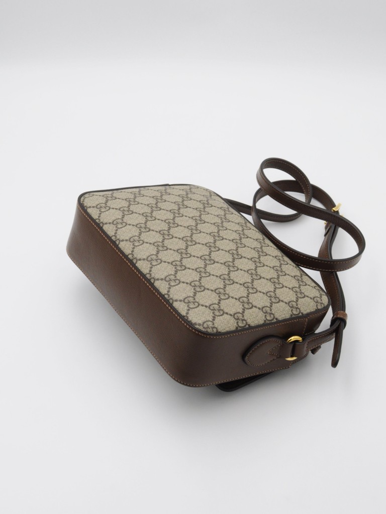 Gucci GG Supreme Horsebit 1955 Small Camera bag