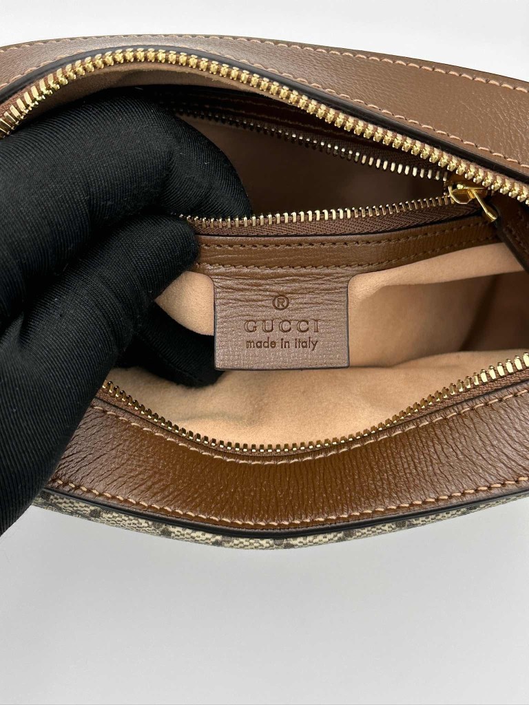 Gucci GG Supreme Horsebit 1955 Small Camera torebka