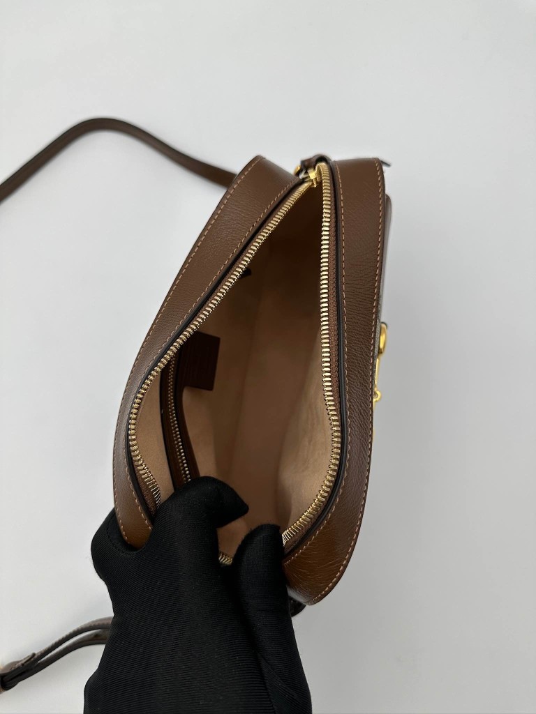 Gucci GG Supreme Horsebit 1955 Small Camera bag
