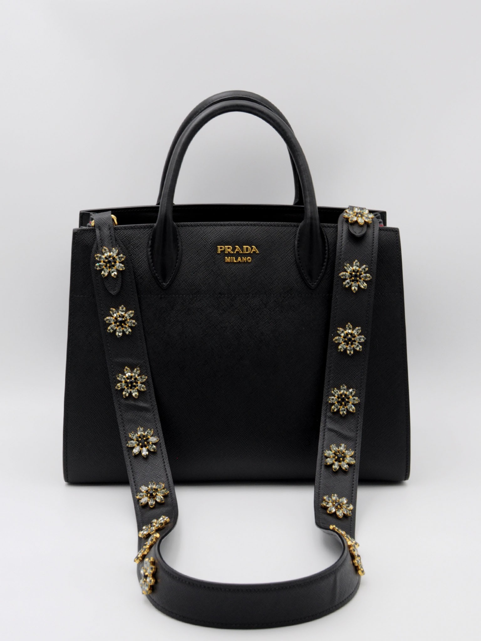 torebka Prada Bibliotheque Saffiano City Leather Tote