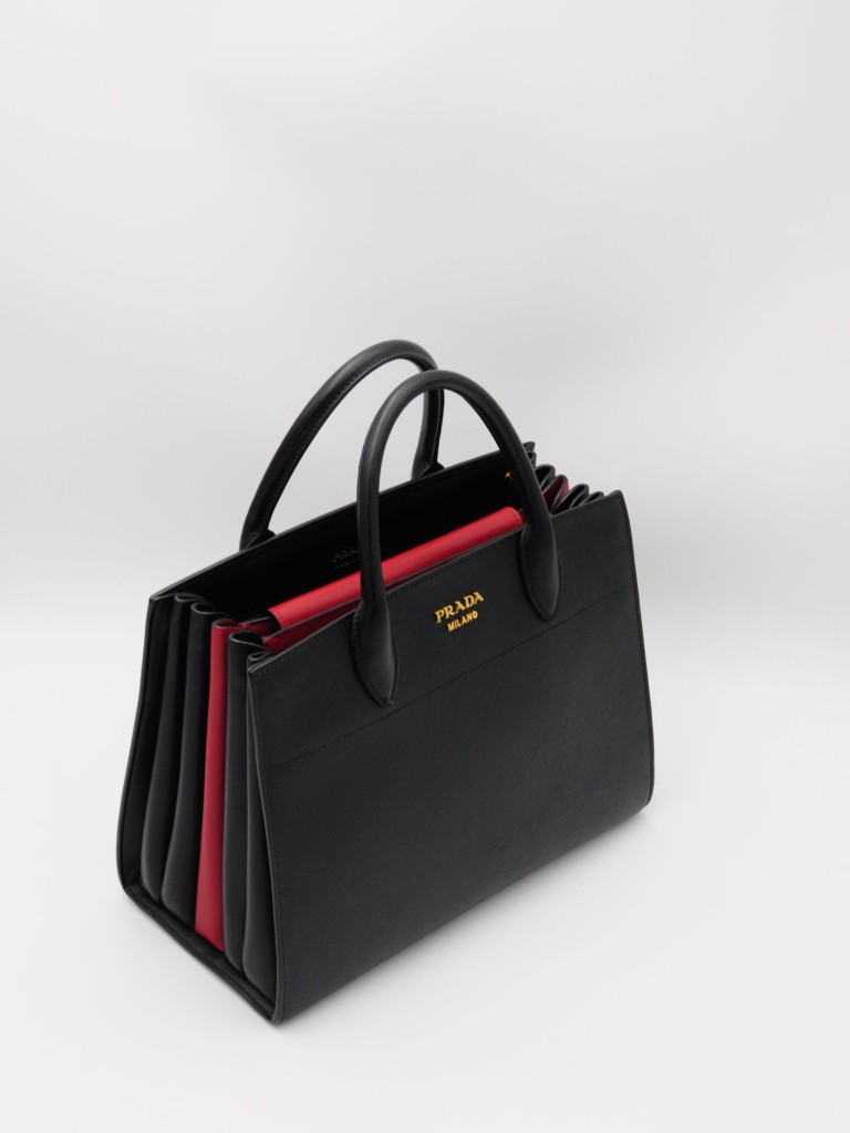 torebka Prada Bibliotheque Saffiano City Leather Tote