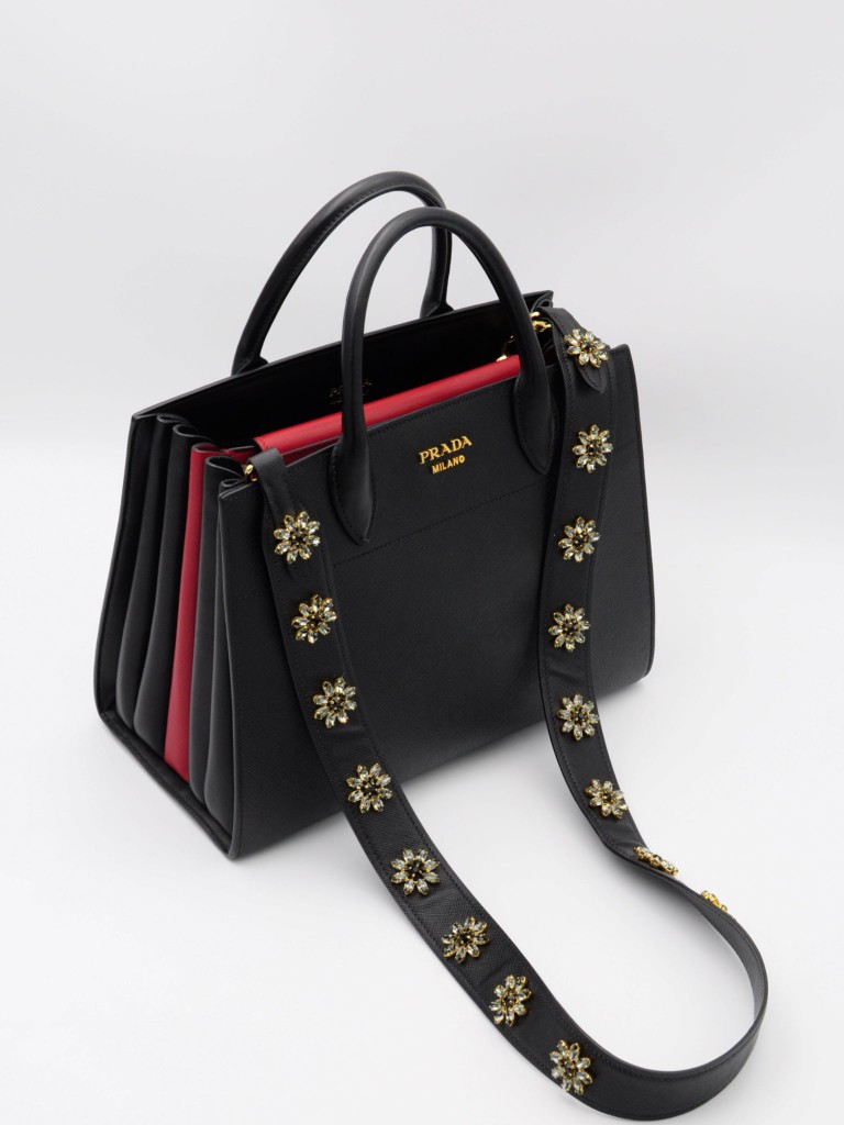 torebka Prada Bibliotheque Saffiano City Leather Tote