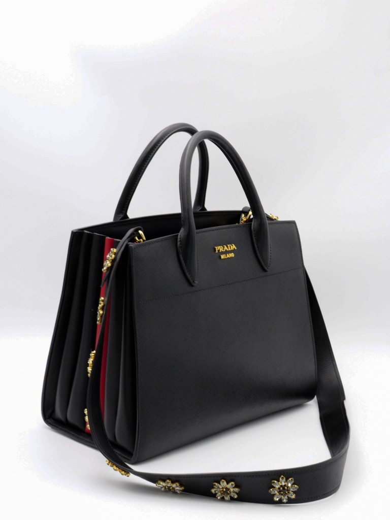 torebka Prada Bibliotheque Saffiano City Leather Tote