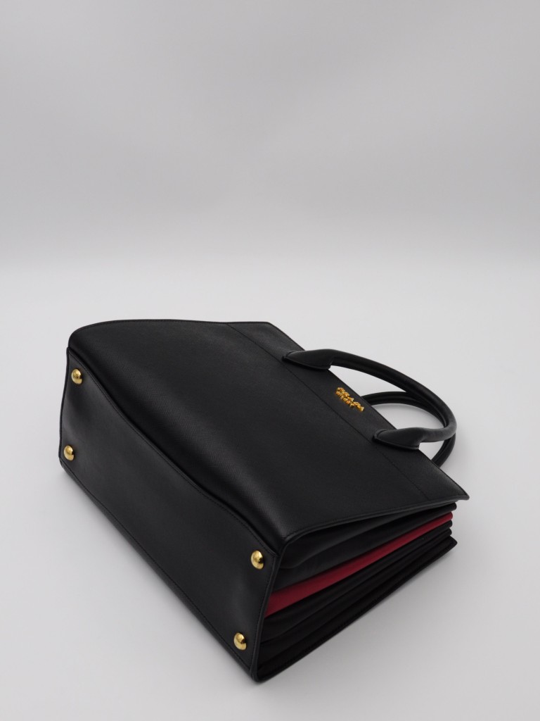 Prada Bibliotheque Saffiano City Leather Tote bag