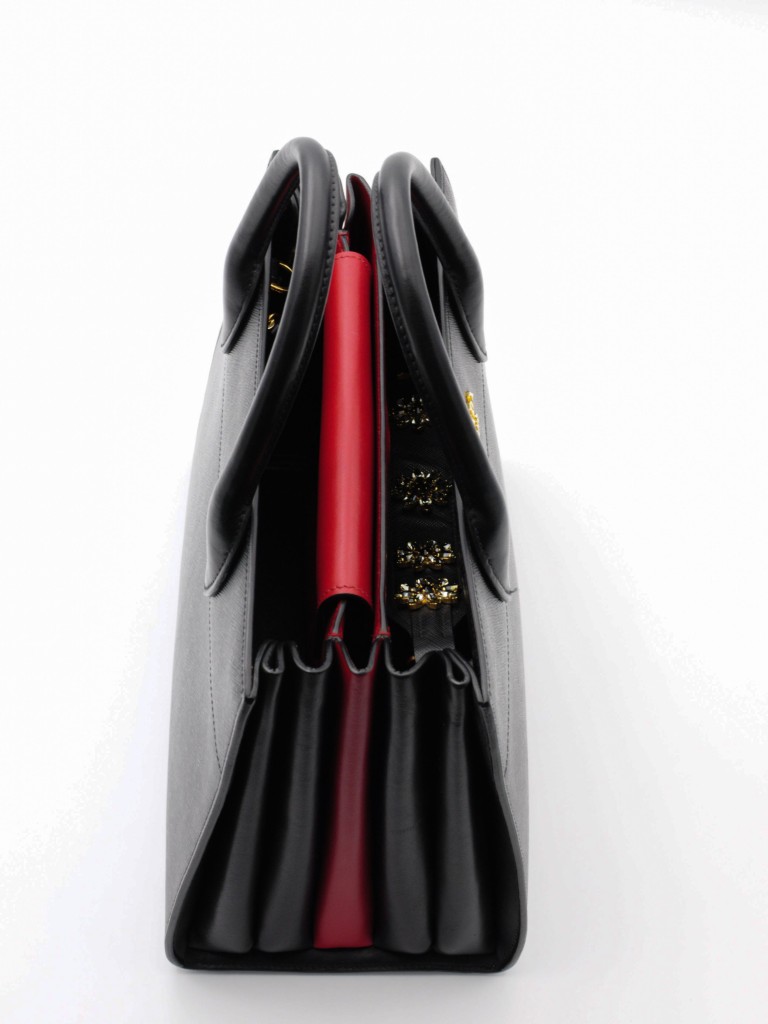 torebka Prada Bibliotheque Saffiano City Leather Tote