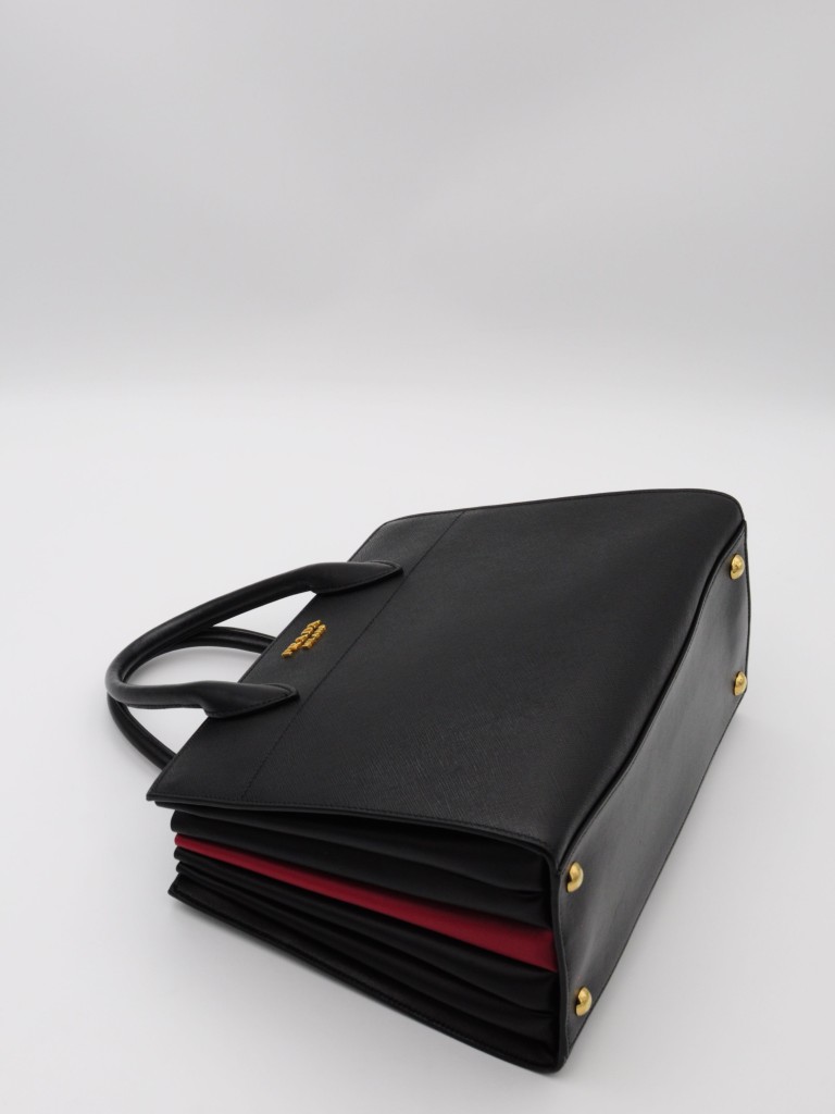 Prada Bibliotheque Saffiano City Leather Tote bag