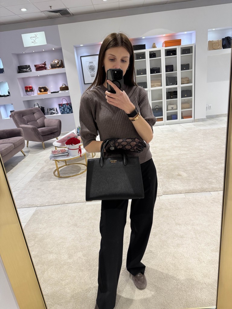 Prada Bibliotheque Saffiano City Leather Tote bag