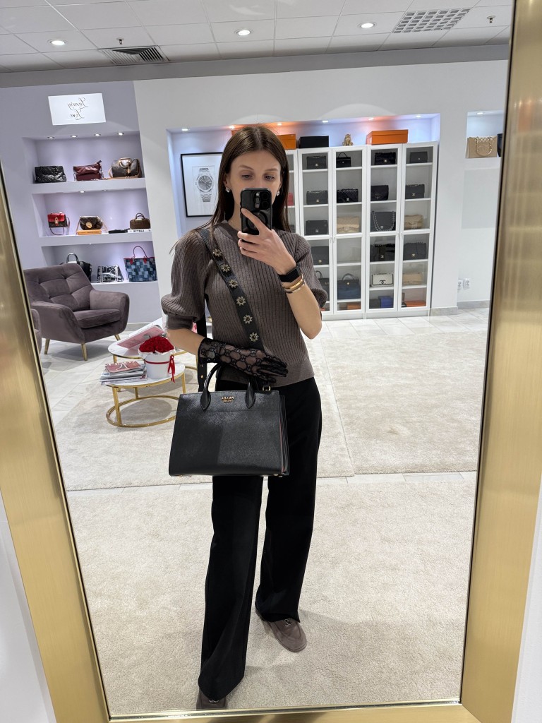 Prada Bibliotheque Saffiano City Leather Tote bag