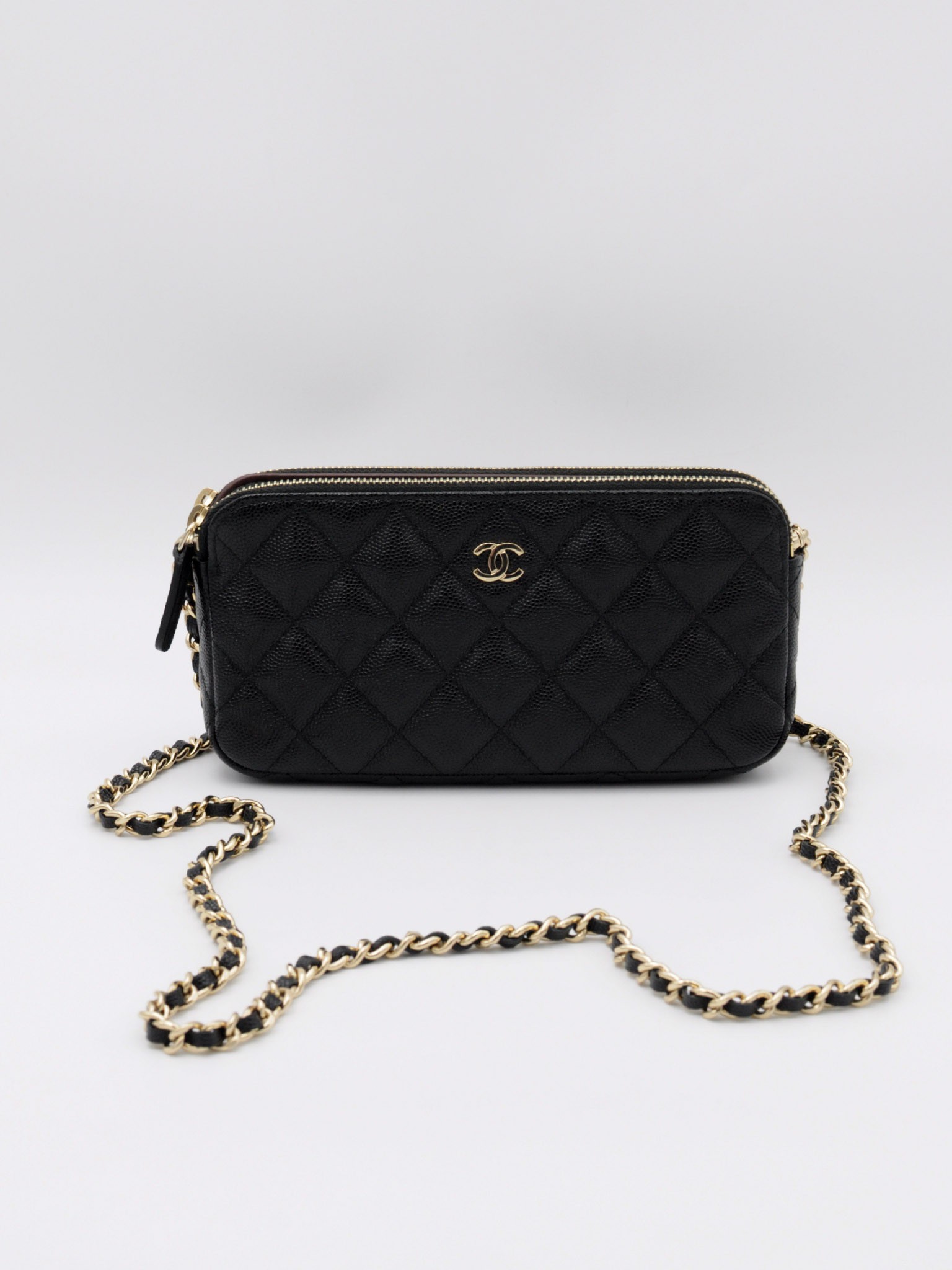 Chanel mini torebka z łańcuszkiem