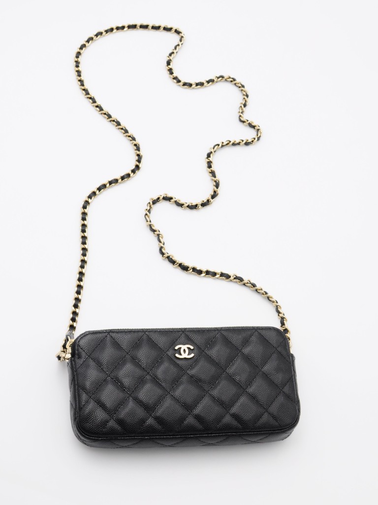 Chanel mini torebka z łańcuszkiem