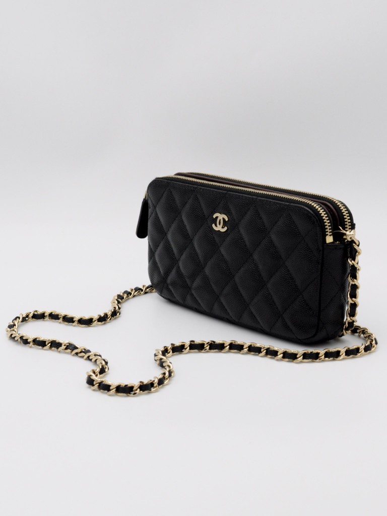 Chanel mini torebka z łańcuszkiem