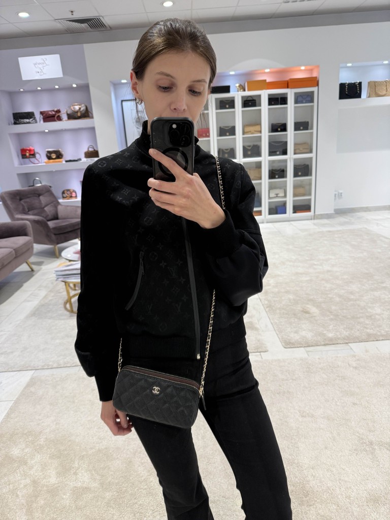 Chanel mini torebka z łańcuszkiem