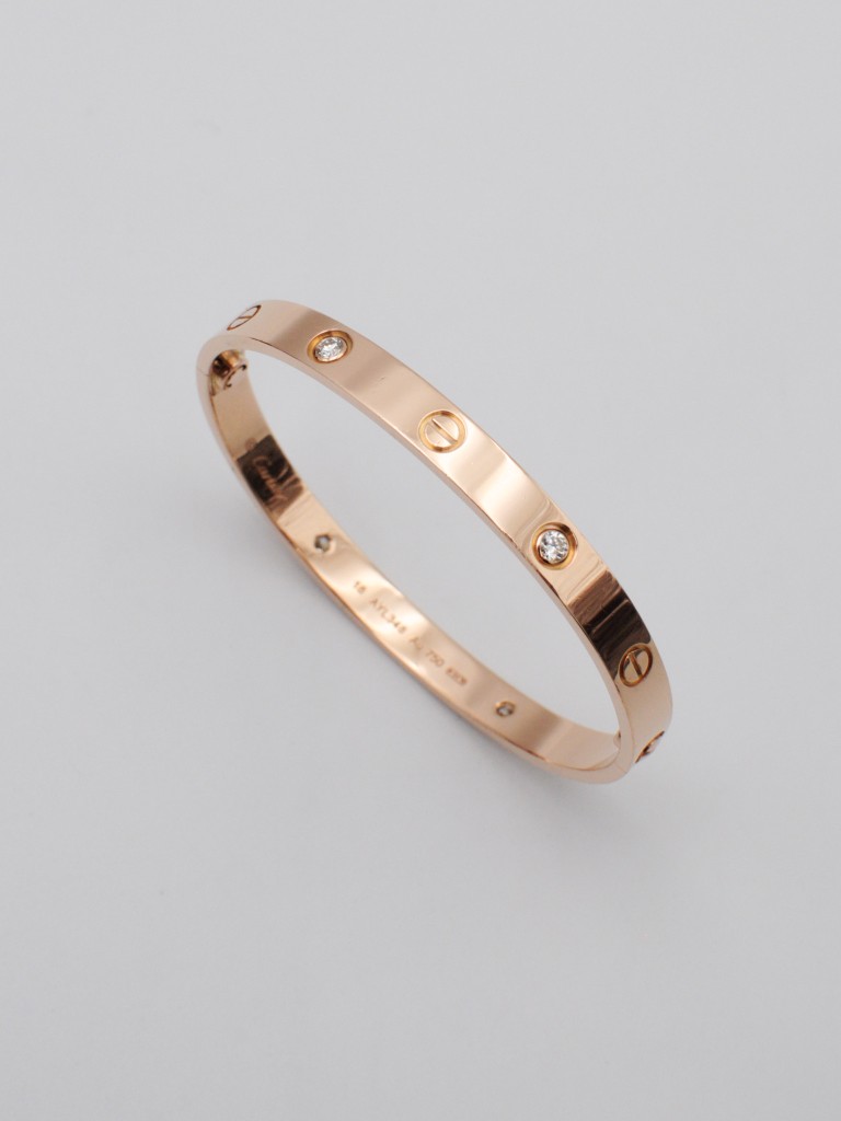 Cartier Love 4 diamonds bracelet