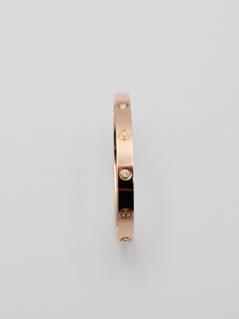 Cartier Love 4 diamonds bracelet