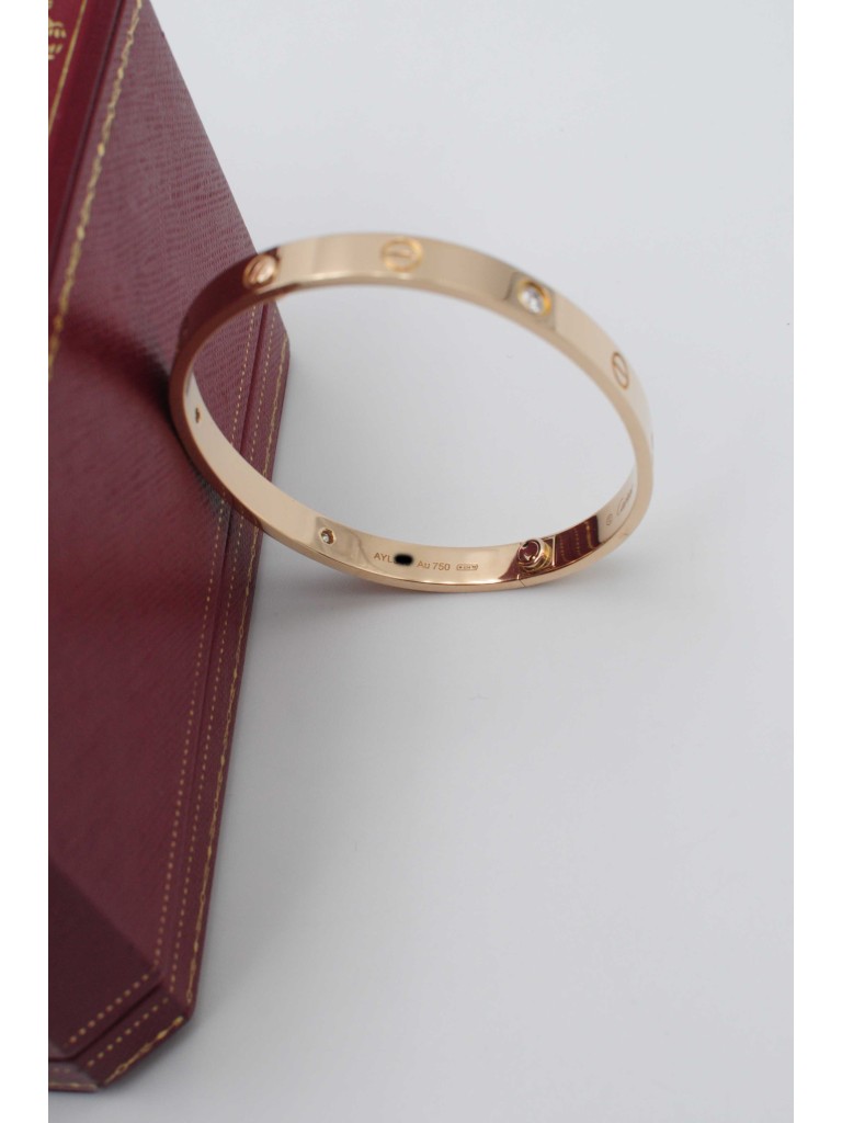 Cartier Love 4 diamonds bracelet